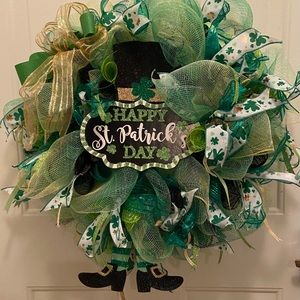 St Patrick’s Day wreath
